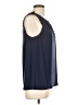 MICHAEL Michael Kors Blue Sleeveless Blouse Size L - photo 4