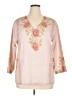 Unbranded Pink 3/4 Sleeve Blouse Size XL - photo 1