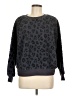 Old Navy 100% Polyester Animal Print Black Pullover Sweater Size L - photo 1