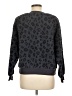 Old Navy 100% Polyester Animal Print Black Pullover Sweater Size L - photo 2