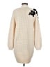 Escada 100% Virgin Wool Ivory Wool Cardigan Size S - photo 2