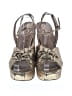 Sam Edelman Metallic Silver Gold Heels Size 9 1/2 - photo 2