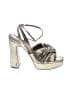 Sam Edelman Metallic Silver Gold Heels Size 9 1/2 - photo 1