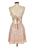 Assorted Brands 100% Polyester Metallic Tan Cocktail Dress Size L - photo 2