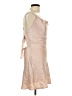 Assorted Brands 100% Polyester Metallic Tan Cocktail Dress Size L - photo 4