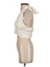 Bershka Ivory Sleeveless Blouse Size S - photo 5