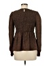 Love Sadie 100% Polyester Brown Long Sleeve Blouse Size M - photo 2