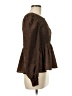 Love Sadie 100% Polyester Brown Long Sleeve Blouse Size M - photo 4