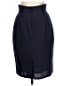 Casual Corner 100% Polyester Solid Blue Formal Skirt Size 12 - photo 2