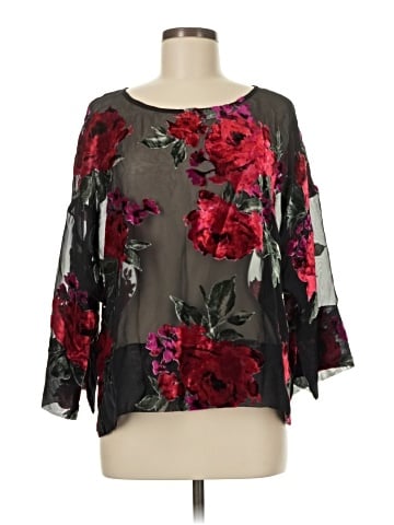 Karen Kane 3/4 Sleeve Blouse (view 1)