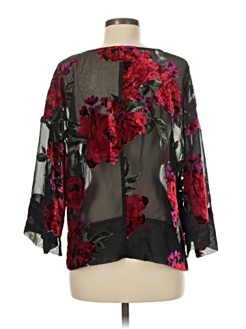 Karen Kane 3/4 Sleeve Blouse (view 2)