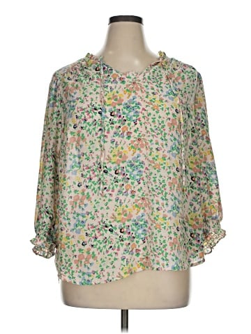 Carolina Belle 3/4 Sleeve Blouse (view 1)