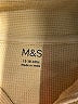 M&S Solid Yellow Long Sleeve Onesie Size 12-18 mo - photo 3