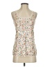 Express 100% Polyester Ivory Sleeveless Top Size XS - photo 1
