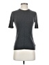 FRAME Gray Short Sleeve Turtleneck Size S - photo 1
