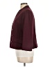 Le Suit 100% Polyester Burgundy Blazer Size 12 (petite) - photo 5