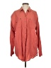 Free People Red Long Sleeve Button-Down Shirt Size S - photo 1