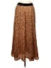 Code x Mode 100% Polyester Animal Print Brown Casual Skirt Size M - photo 1