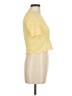 Pieces Yellow Short Sleeve Top Size M - photo 4
