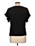 Max Studio Black Short Sleeve Top Size L - photo 2