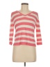 AVALIN 100% Linen Stripes Pink Pullover Sweater Size M - photo 1