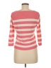 AVALIN 100% Linen Stripes Pink Pullover Sweater Size M - photo 2