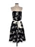 Masquerade 100% Polyester Paisley Black Cocktail Dress Size 11 - 12 - photo 1
