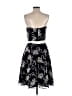 Masquerade 100% Polyester Paisley Black Cocktail Dress Size 11 - 12 - photo 2