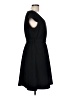 Evan Picone Solid Black Casual Dress Size 12 - photo 4