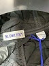 Burberry 100% Polyamide Argyle Black Coat Size L - photo 15
