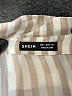 Shein 100% Viscose Stripes Ivory Short Sleeve Blouse Size 4 - photo 7