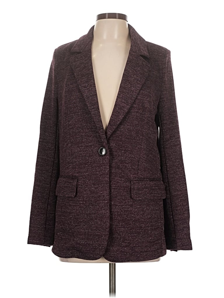 Pre-owned Walter Baker Blazer Jacket In Burgundy