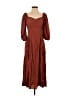Shein 100% Polyester Brown Casual Dress Size 6 - photo 1