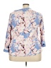 Flora Nikrooz Floral Blue 3/4 Sleeve Blouse Size XXL - photo 2