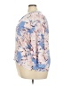 Flora Nikrooz Floral Blue 3/4 Sleeve Blouse Size XXL - photo 5