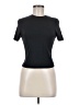 Shein Black Short Sleeve Turtleneck Size 6 - photo 1