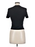 Shein Black Short Sleeve Turtleneck Size 6 - photo 2
