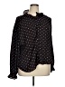 Ann Taylor 100% Polyester Black Long Sleeve Blouse Size XL - photo 1