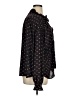 Ann Taylor 100% Polyester Black Long Sleeve Blouse Size XL - photo 4
