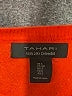 Tahari 100% Cashmere Orange Cashmere Pullover Sweater Size S - photo 7