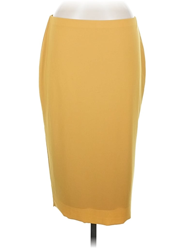 Pre-owned Chaus Formal Skirt In Yellow