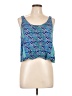 Forever 21 100% Rayon Blue Sleeveless Top Size L - photo 1