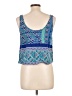 Forever 21 100% Rayon Blue Sleeveless Top Size L - photo 2