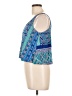 Forever 21 100% Rayon Blue Sleeveless Top Size L - photo 5