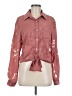 Shein 100% Polyester Pink Long Sleeve Blouse Size 8 - 10 - photo 1