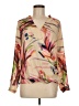 HD in Paris 100% Polyester Tan 3/4 Sleeve Blouse Size 8 - photo 1
