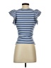 Zesica Blue Short Sleeve Top Size S - photo 2