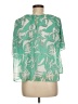 Vero Moda 100% Polyester Green Short Sleeve Blouse Size M - photo 2