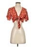 Shein 100% Rayon Orange Kimono Size S - photo 1