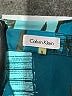 Calvin Klein Color Block Teal 3/4 Sleeve Button-Down Shirt Size S - photo 7